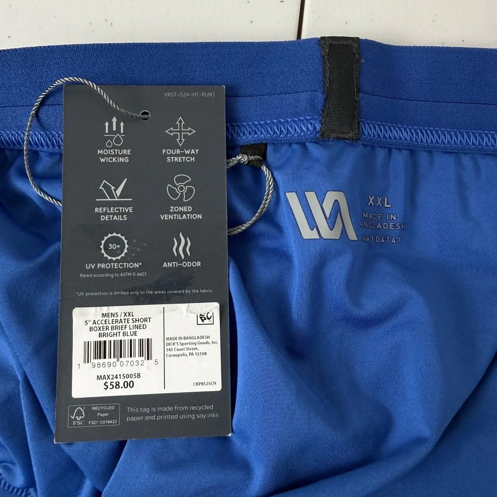 VRST Shorts Mens XXL 2XL Accelerate 5